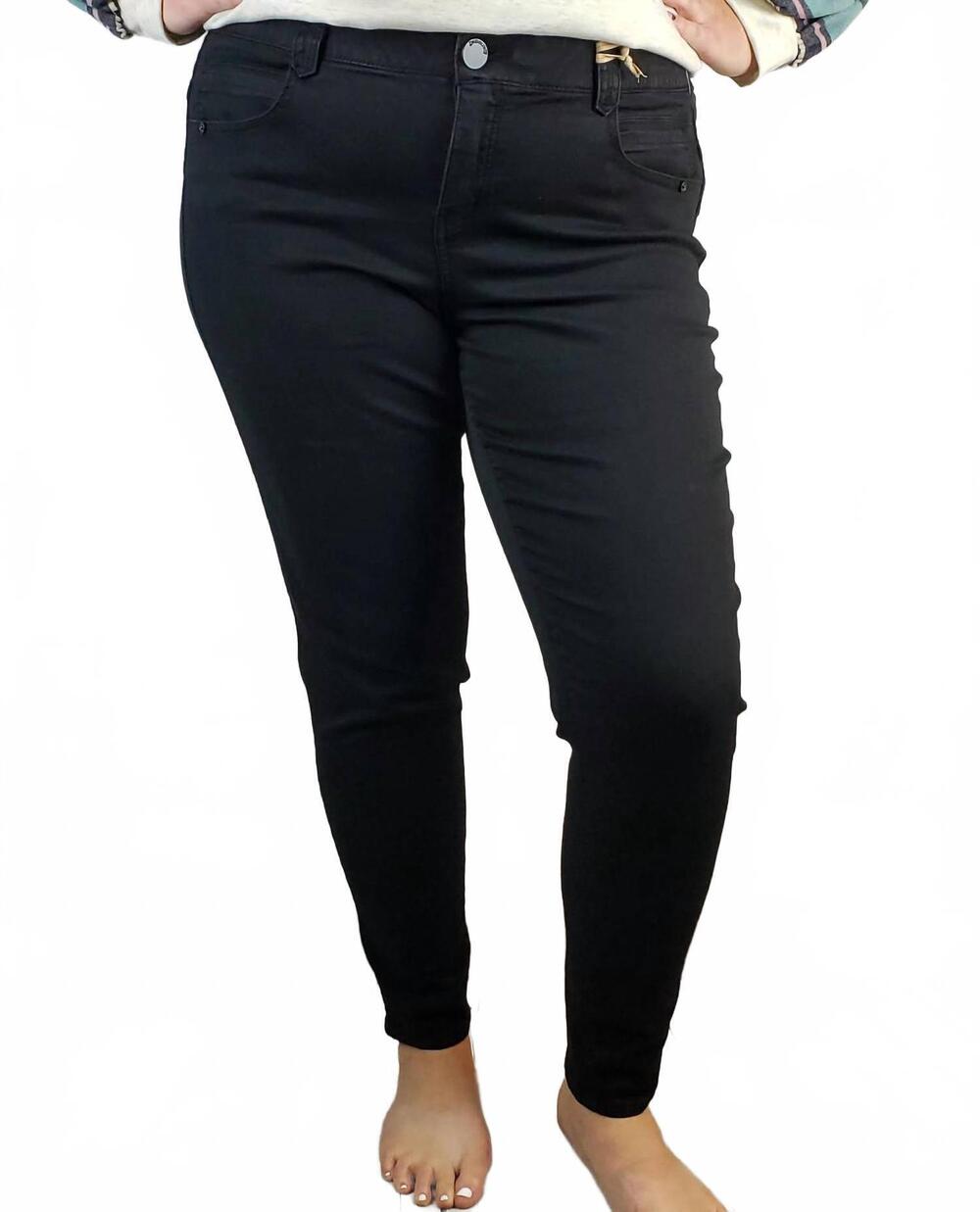 NEW DEMOCRACY "ab"solution skinny jeans - plus in black